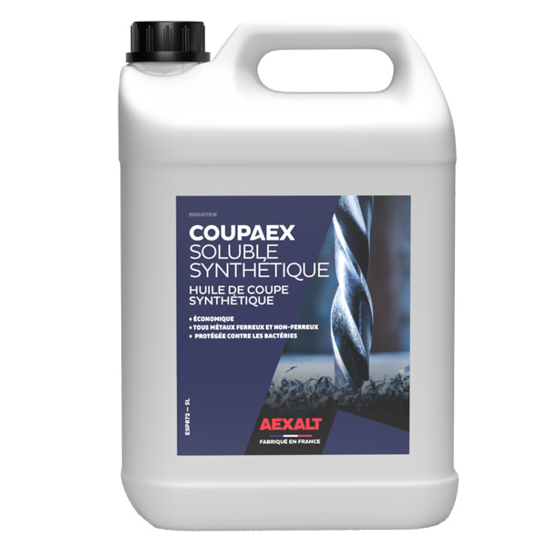 Huile de coupe soluble synthétique spéciale rectification - Aexalt - Bidon de 5 litres