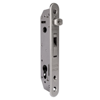 Serrure de portail à encastrer avec axe de 20 mm pour profils de 40 mm et plus - Locinox Fortylock - Inox