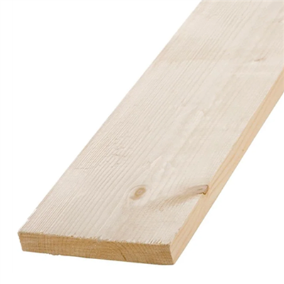 Planche en bois de sapin blanc - non traité - 225 MM x 32 MM - Long. 4,50 M