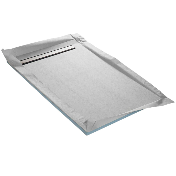 Receveur à carreler Monoboard Marmox RC 185100 MONO à caniveau - 185 CMx100 CM - épaisseur 4 CM