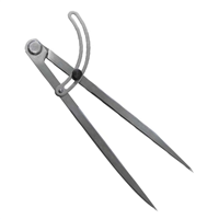 Compas à charnière pour traçage et mesure Jouanel - Acier - Longueur 250 mm - Molette de blocage