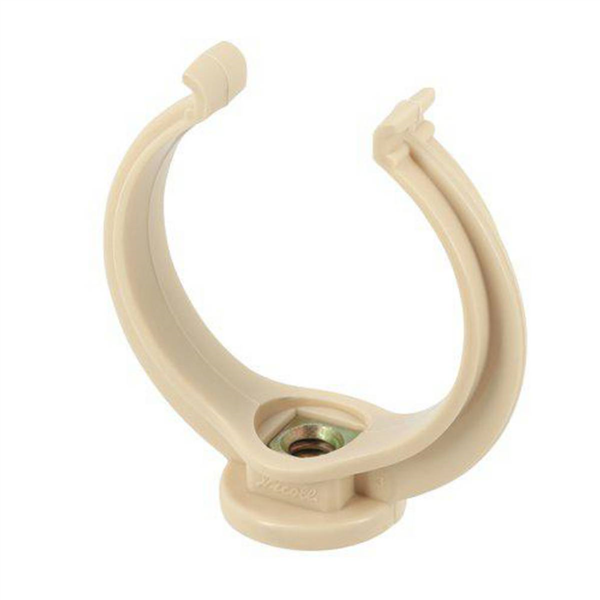 Collier lyre pour tube de descente cylindrique Ø 50 - Nicoll - Sable