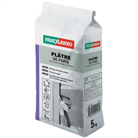 Plâtre de Paris pour travaux de finition intérieurs - Parexlanko - sac de 5,0 KG
