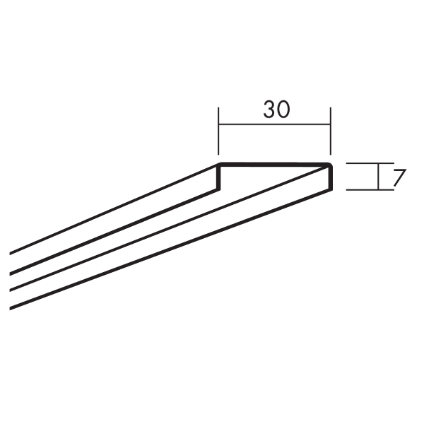 Réhausseur Connect WP en acier galvanisé - Longueur 2,40 m - Ecophon