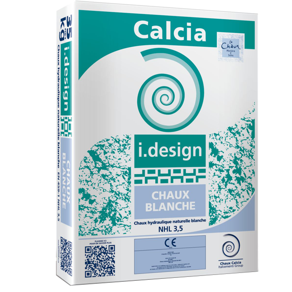 Chaux hydraulique naturelle blanche - Chaux Rabot NHL 3,5 - Sac de 35 kg