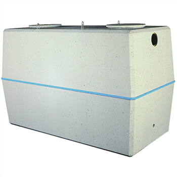 Fosse toutes eaux en béton + préfiltre à cassette incorporé - 3000 LTR - 2,4 Mx1,2 Mx1.65 M