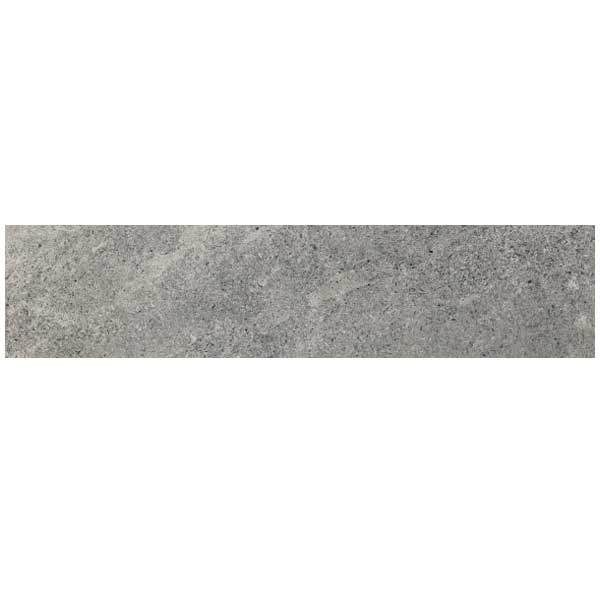 Plinthe carrelage Gris effet pierre en grès cérame émaillé – 60 x 9 cm – Trocadero