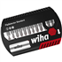 Coffret de 12 embouts de vissage FlipSelector Wiha Fente PH PZ 25 mm et porte-embout 1/4"