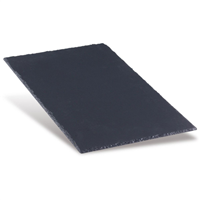 Ardoise en fibres-ciment avec bords épaufrés et surface lisse - Cedral Tecta Créative - 40,0 CM x 24,0 CM - Gris foncé