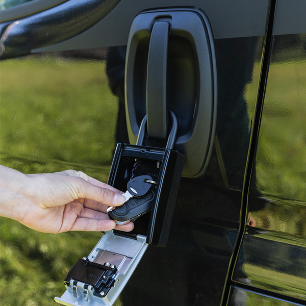 Boîte à clé sécurisée à combinaison Abus KeyGarage 797 avec anse - blanc - 85 x 180 mm