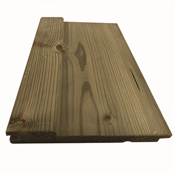 Bardage en Sapin du Nord Traité Classe 3 vert Treignac - 27 MMx180 MM - L.4.00 M