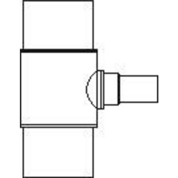 TE 90 REDUIT EMBOUTS MALES PE100 PN10 SDR17 D200X110