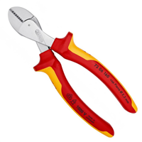 Pince coupante de côté X-Cut Knipex - Chromée - Poignées gainées 1000 V - 160 mm