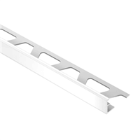 Baguette d'angle pour carrelage Schlüter Jolly PVC Blanc brillant - Hauteur 10,0 MM - Longueur 2,50 M