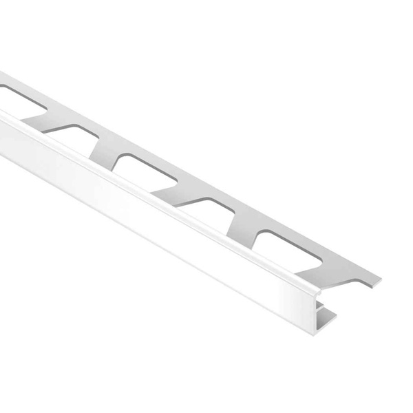 Baguette d'angle pour carrelage Schlüter Jolly PVC Blanc brillant - Hauteur 10,0 MM - Longueur 2,50 M
