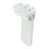 SUPPORT DE CROCHET BLANC HAUTEUR 94 MM