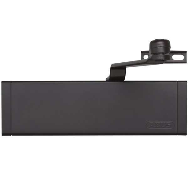 Ferme-porte à bras Abus 7603 à 3 forces de fermeture pour porte d'entrée de 110 cm max - 180° - coloris brun