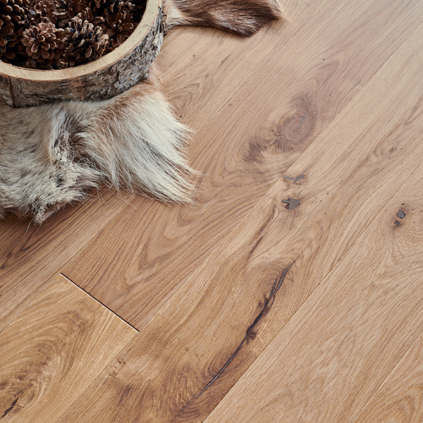 Parquet contrecollé en bois Diva Chêne Zenitude Amande - 184 MM x 14,00 MM - long. variable