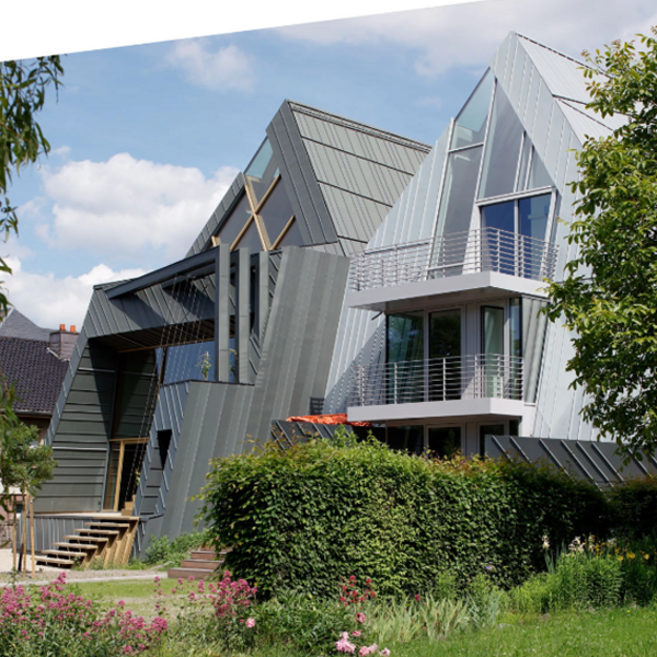 Feuille de zinc prePatina clair Eco Zinc Rheinzink - pour couverture de toit et bardage - 2,00 M x 1,00 M - ép. 0,65 MM