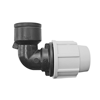 Raccord compression arrosage enterré - Coude femelle 20x27 3/4" - Diamètre 25 mm