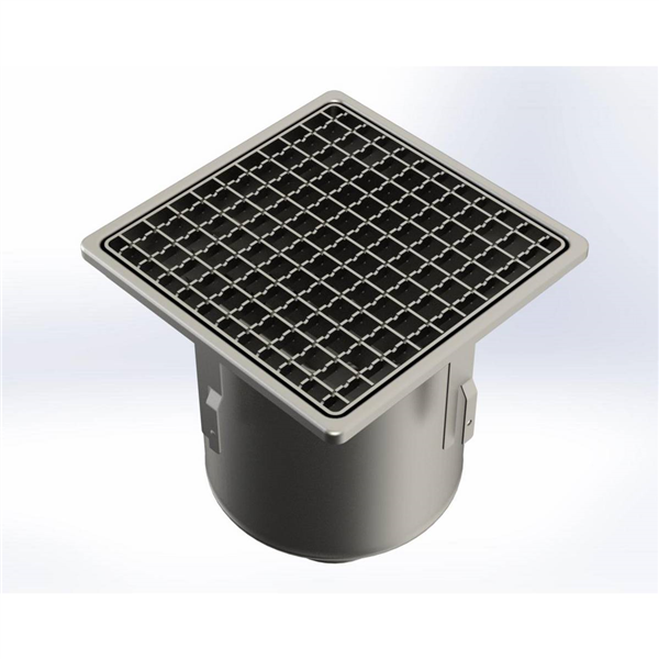 SIPHON 255X255 SORTIE VERT 100 MM CAILLEBOTIS PANIER 25100EP