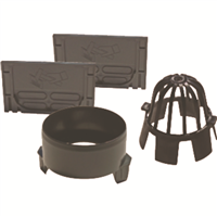 REGARD ET PIECE DE JONCTION PP POUR CANIVEAUX ACO HEXALINE A COUVERTURE A FENTE