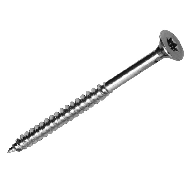 Vis bois et agglo en acier zingué tête fraisée empreinte Torx - 5,0 MM x 70,0 MM/42,0 MM - Boîte de 200