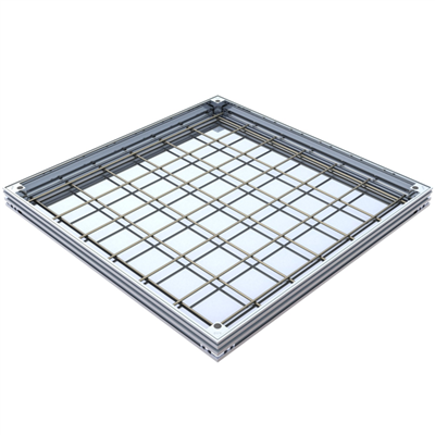 TRAPPE ACO UNIFACE ALUMINIUM 600X600MM H50MM L15 / 100KN