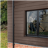 Lame de bardage en fibres-ciment Cedral Click finition relief - 186 MM x 12,00 MM - L. 3,60 M - Brun noyer C21