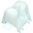 Pontet plastique support d'onde trapézoïdale Etanco 23 x 75 mm pack de 100