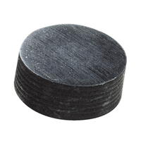 Clapet plein pour robinet mélangeur - 12 x 5 mm - Caoutchouc - Noir - Sachet de 4