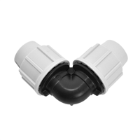 Coude Polypropylène Pour Tuyau PE 25 Mm - Raccord à Compression Eau Potable 16 Bar, Certifié DVGW/KIWA - 10