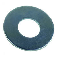Rondelle plate large - NFE 25513 - acier zingué - M20 mm - Ø ext 50 mm - boîte de 50