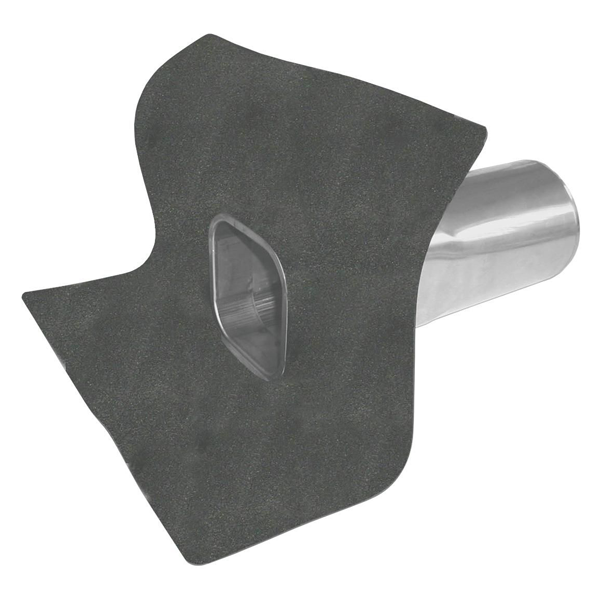 Avaloir horizontal inox avec membrane d'étanchéité pour évacuation des eaux pluviales sur toiture plate - Derbidrain H - 75,0 MM x 600,0 MM