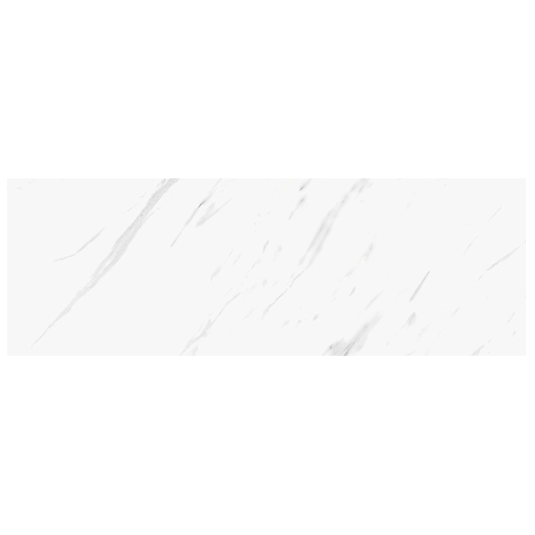 Faïence murale effet marbre - Baggio - 33,3 CM x 100,0 CM - ép. 7,00 MM - Blanc Brillant