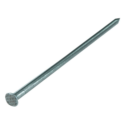 Pointe à  tête plate en acier galvanisé - Ø 2.70 x 50 mm - Boîte de 5 Kg