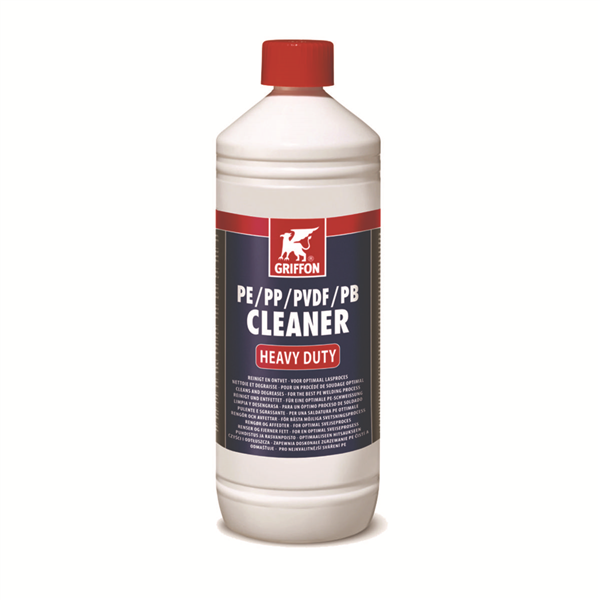 PE-CLEANER HEAVY DUTY 1 L. NETTOYANT LIQUIDE POUR PE, PP, PVDF ET PB.