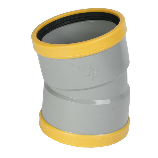 RACCORDS ASSAINISSEMENT-PVC Coude F/F 15° 125 JM C34