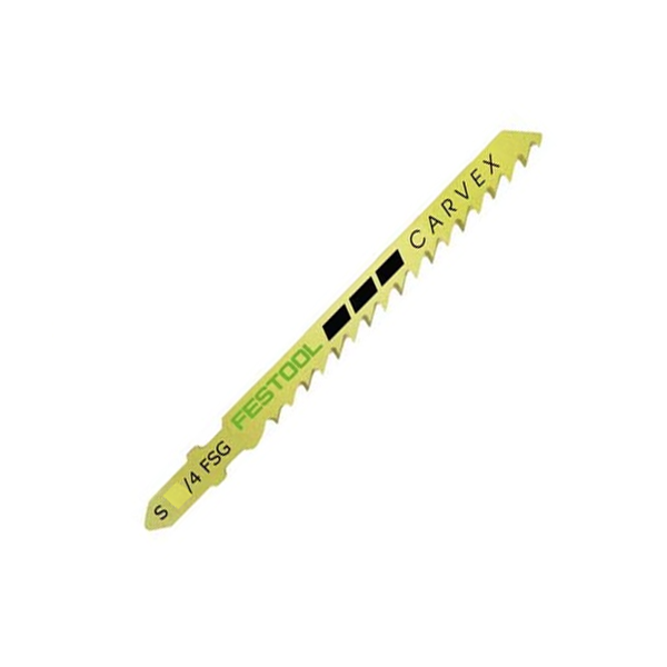 Lame de scie coupe rapide à l'équerre pour scie sauteuse longueur 105 mm denture 4 mm lot de 5