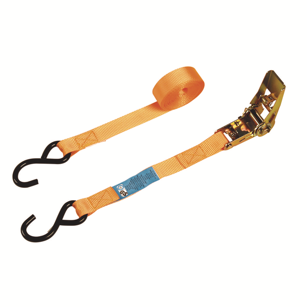 Sangle d'arrimage cliquet + Crochets - 5m x 25mm