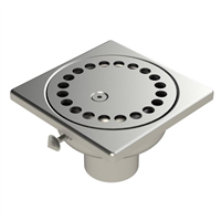 SIPHON 100X100 SORTIE VERT 40 MM 1040V