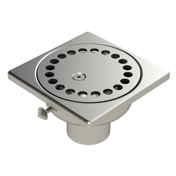 SIPHON 100X100 SORTIE VERT 40 MM 1040V