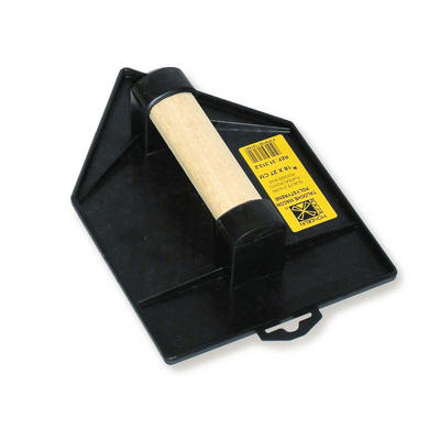 Taloche plastique pointue Mondelin avec poignée bois 18 x 27 cm