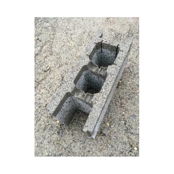 Bloc béton rectifié à bancher Guérin - 500 MM x 200 MM x 200 MM