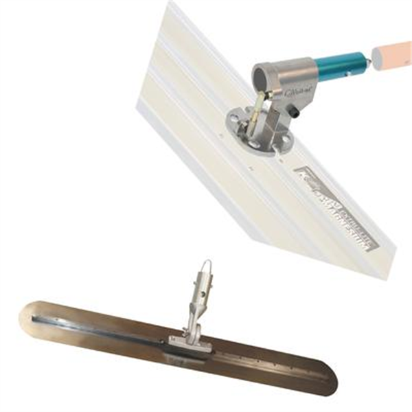 Lisseuse de finition béton Théard Novaliss - acier bleui longueur 90 cm avec rotule