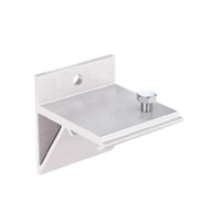 Support équerre Mantion 11014 de système coulissant SAF pour fixation murale de rails 11108 et 11312 - lot de 6