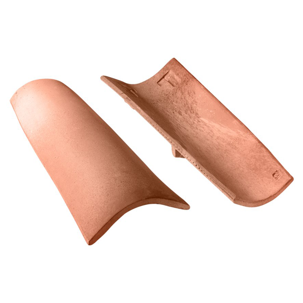 Tuile canal de courant en terre cuite - Posifix Médoc Monier - Rose