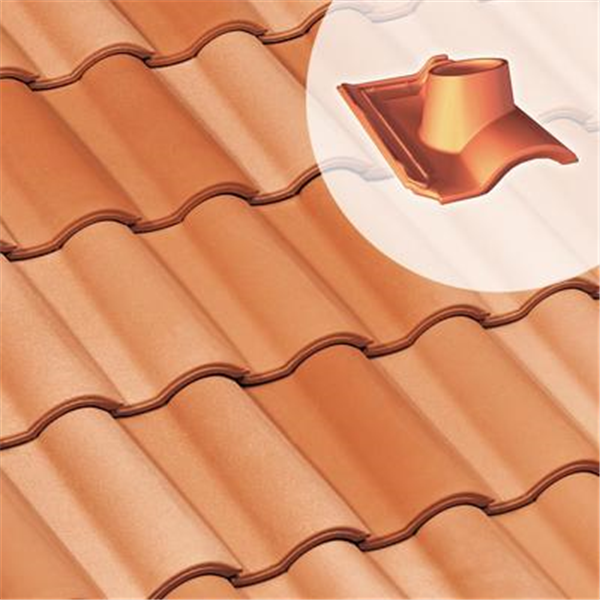 Tuile à douille Gallo Romane - diamètre 120 mm - Ton variés atlantique