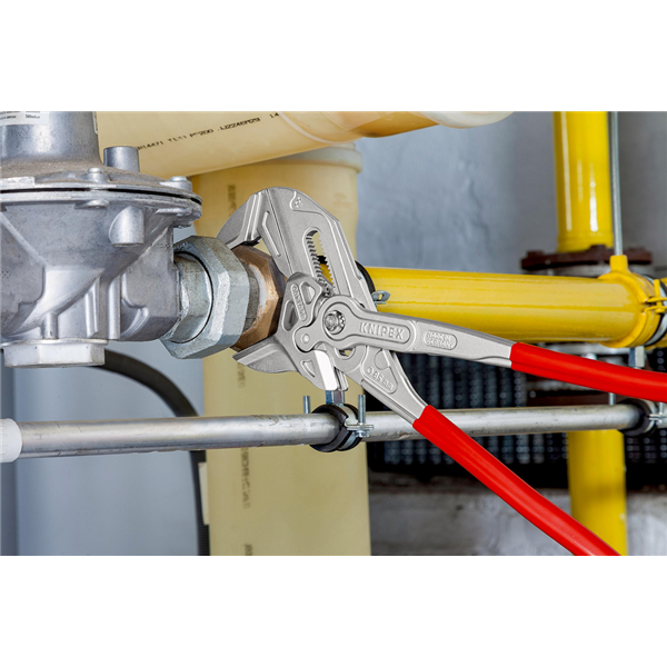 Pince-clé XL nickelée Knipex longueur 400 mm