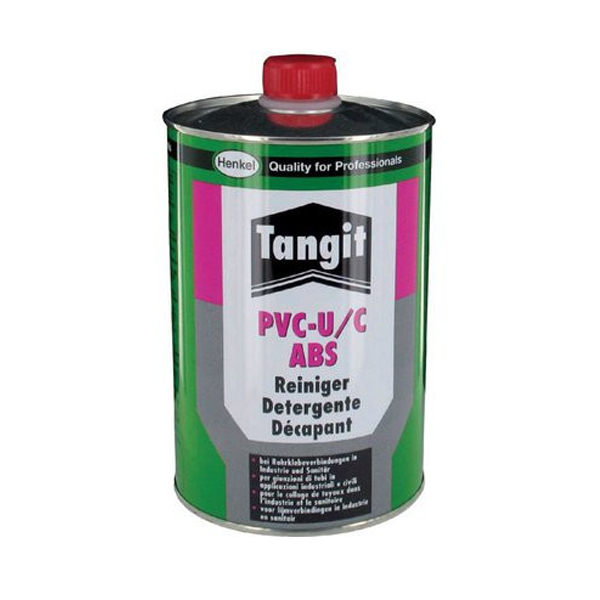 Décapant nettoyant Tangit pour PVC-U/C et ABS - Avant application de colle - Bidon de 1L